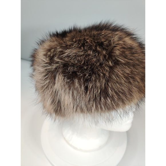 NWOT Vintage Racoon Fur Hat from Canada GR Originals main image 13